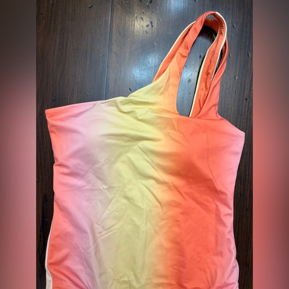 Aerie One Shoulder Swimsuit Size Small Full Coverage Modest Beach Pool Summer - Picture 2 of 16